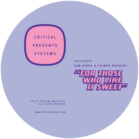 Sam Binga & Chimpo – For Those Who Like It Sweet [Critical]